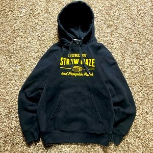 Super thick graphic cotton hoodie